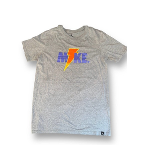 Jordan Sportswear Like Mike Lightning Men Tee Nike Grey Size‎ S